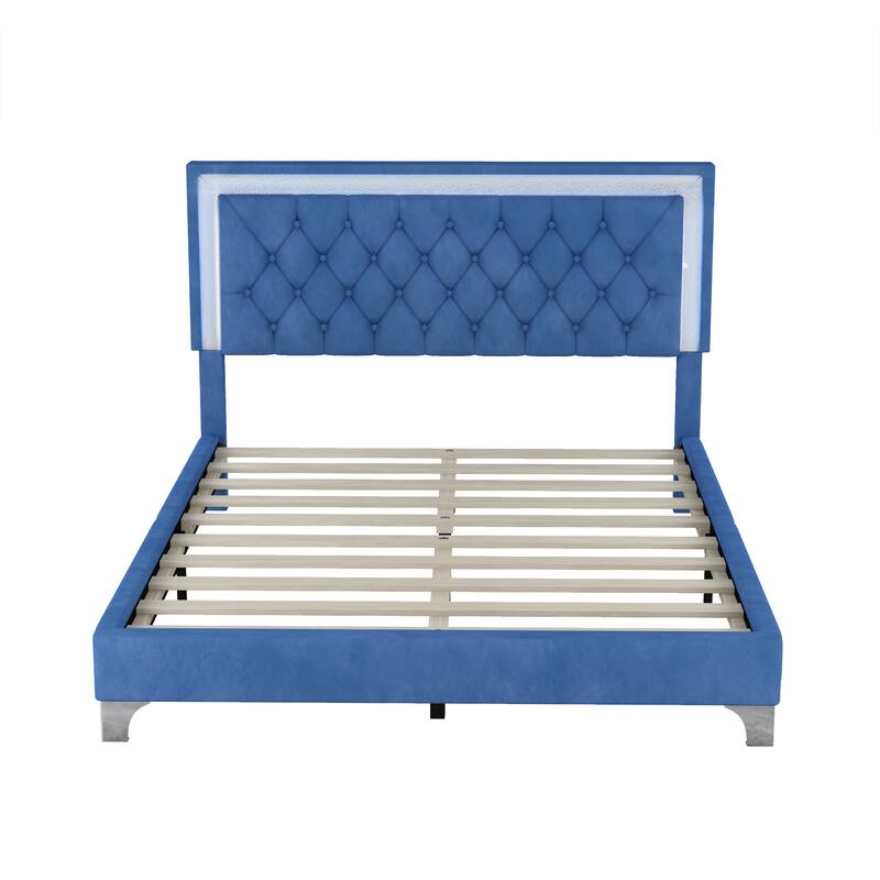 Upholstered Platform Bed (Look at the options before placing an order)