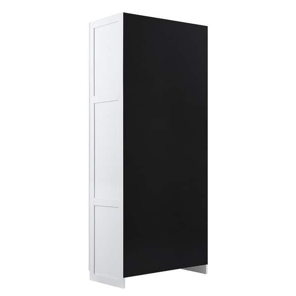 Manhattan Comfort Hopkins Storage Closet 4.0 in White - Set of 2 Manhattan Comfort Hopkins Storage Closet 4.0 in White - Set of 2