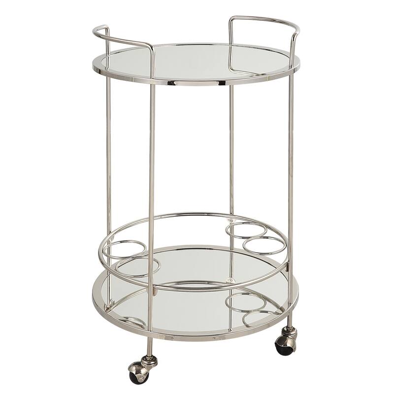Uttermost 22895 18" Wide MDF and Steel Bar Cart