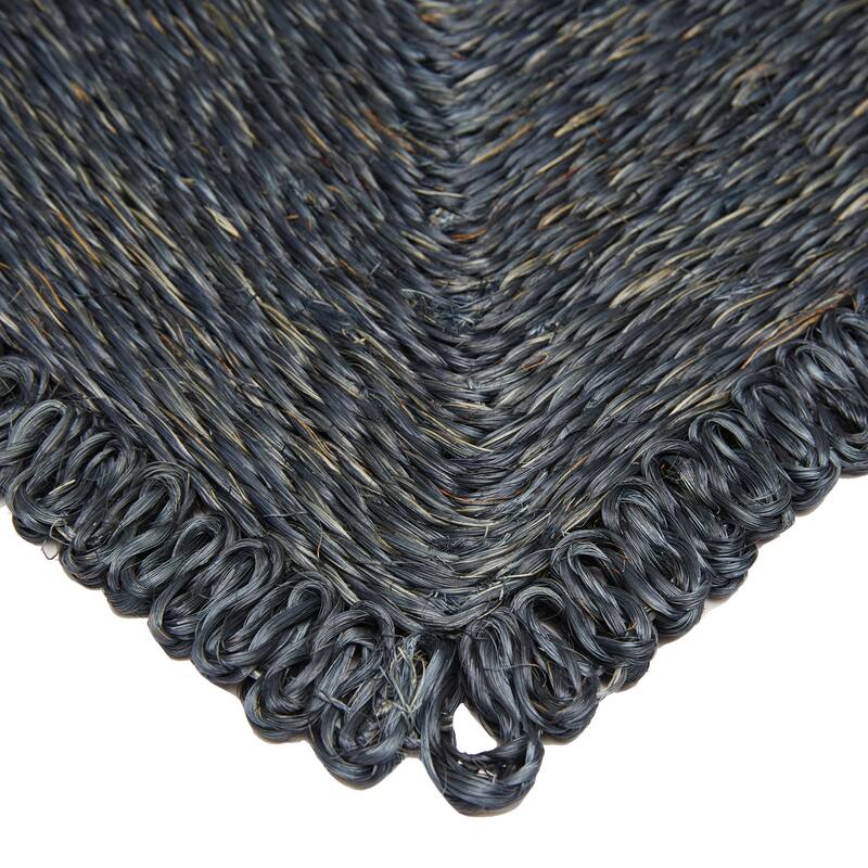 Caravan Loopy Square Place Mat - Set of 4 - 14" - 14 x 14