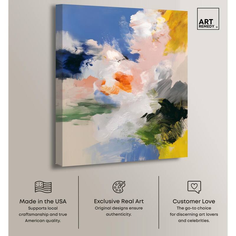 Clouds and Color I Canvas by Art Remedy, Gallery Wrapped