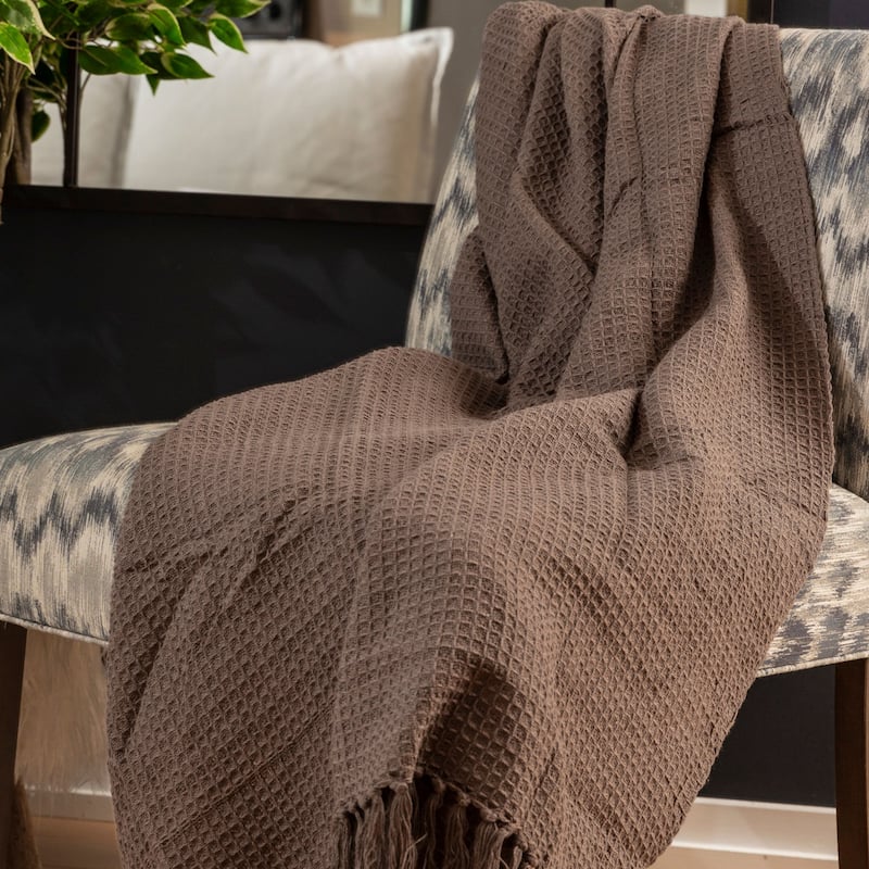 Fabstyles Honeycomb High Quality Cotton Throw