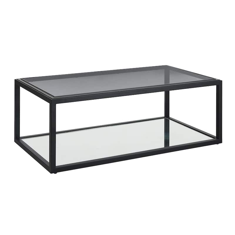 Ellis Smoked Glass Top Coffee Table