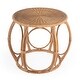 preview thumbnail 4 of 7, Savannah Woven Rattan Round End Table