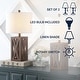 preview thumbnail 10 of 14, Ibiza 21.5" Farmhouse Wood LED Table Lamp, Brown (Set of 2), by JONATHAN Y