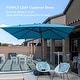 preview thumbnail 4 of 14, PURPLE LEAF 9 ft 360 Degree Rotation Patio Umbrella With Base