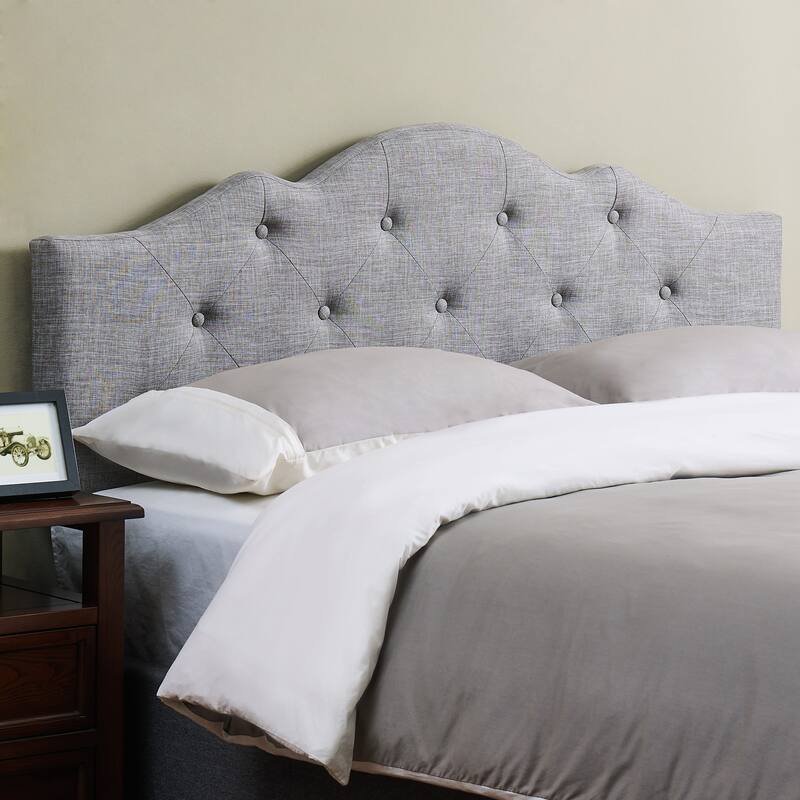 Charlie Upholstered Tufted Round Headboard