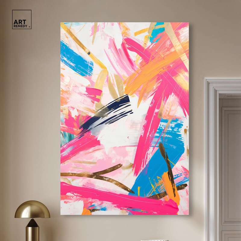 Exuberant Hues IV Canvas by Art Remedy, Gallery Wrapped