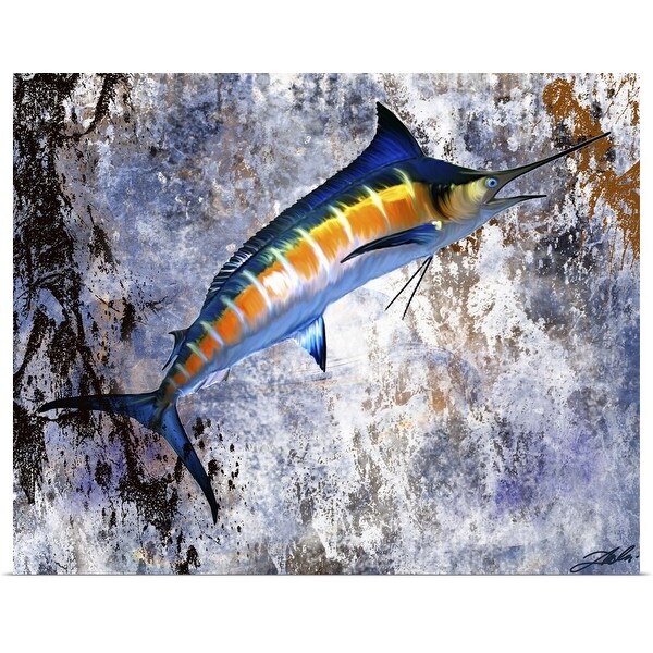"Blue marlin" Poster Print