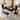 GDFStudio - Unionvale 6-Piece Transitional Wooden Dining Table Set with 4 Upholstered Chairs and 1 Bench