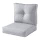 Deltaville Sunbrella Deep Seat Outdoor Cushion Set by Havenside Home - Granite