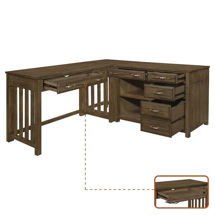 Fremont & Park Traine 3-Piece Corner Desk