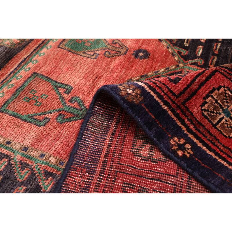 ECARPETGALLERY Hand-knotted Konya Anatolian Dark Navy Wool Rug - 4'10 x 13'3