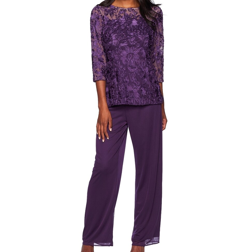 alex evenings pant suits