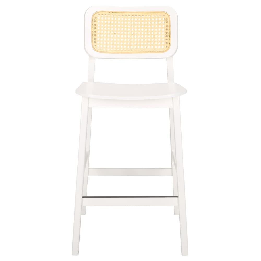SAFAVIEH Luz Cane 25-inch Counter Stool - 19"W x 23"D x 39"H