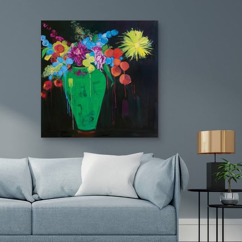 Green With Envy by Alexi Fine Canvas Art Print