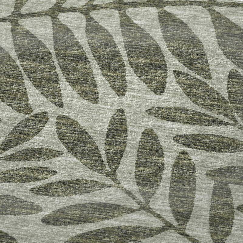 Premium Machine Washable ASB111 Floral Palms Sherpa Throw Blanket