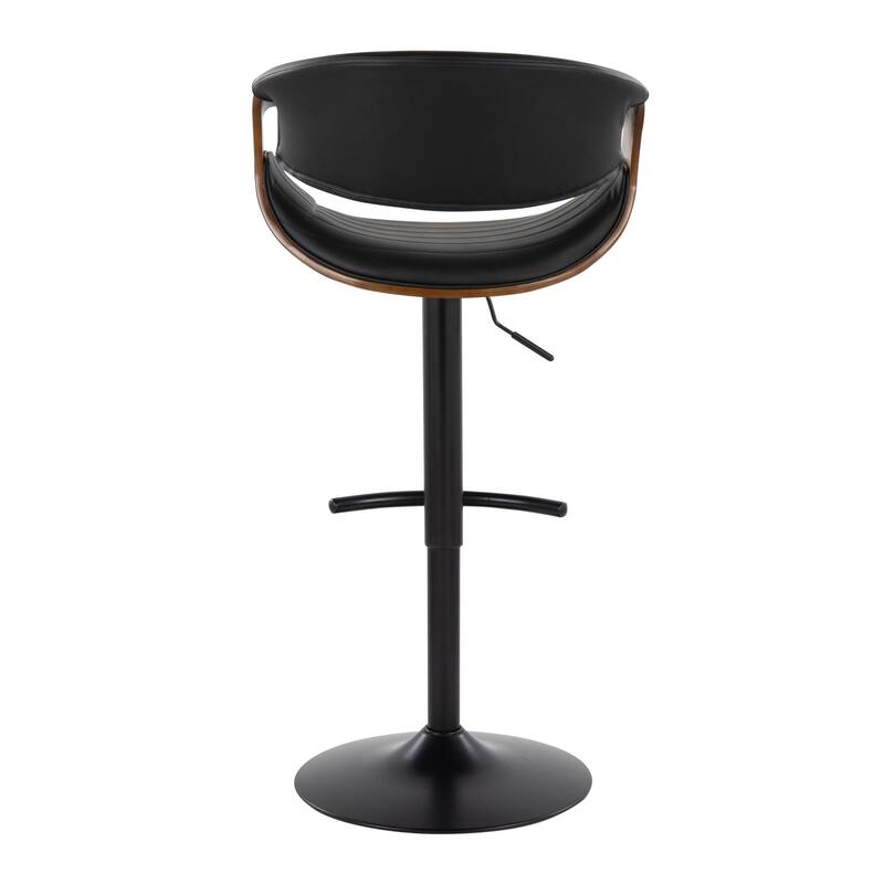 Carson Carrington Kanteborg Adjustable Bar Stool with Rounded T Footrest (Set of 2)