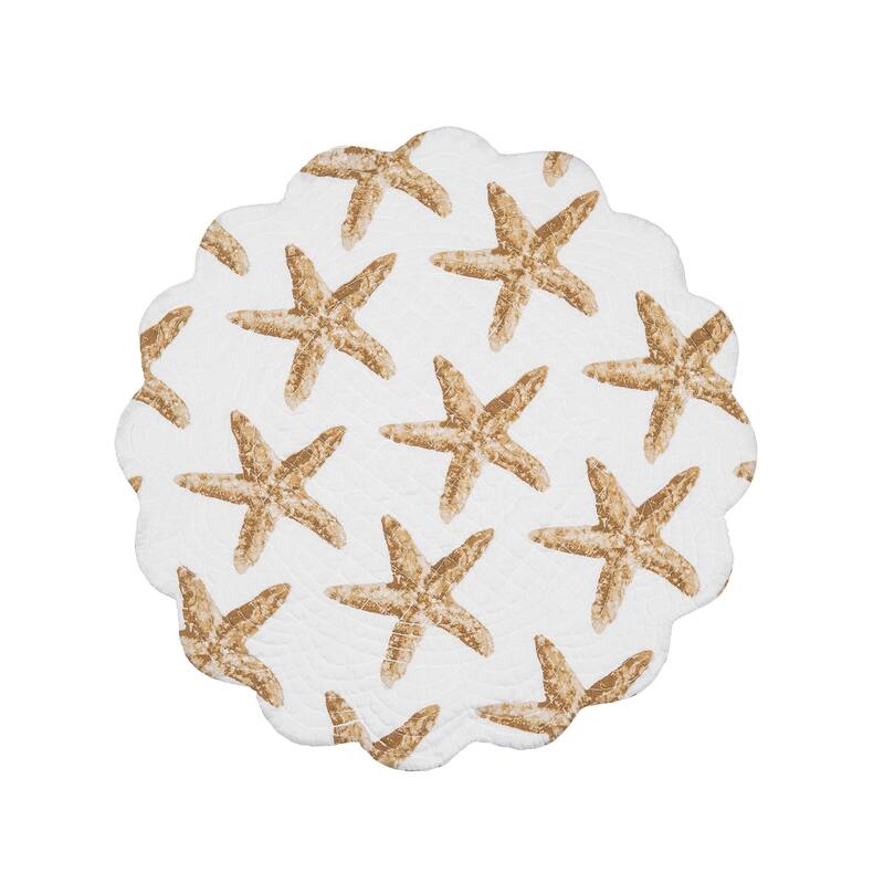 Sandbridge Stars Round Placemat Set of 6 - Set of 6