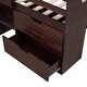 preview thumbnail 13 of 19, Merax Twin Loft Bed with Two Shelves and Two drawers