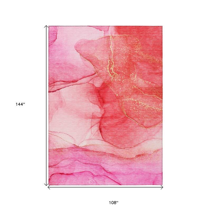 Gaz Unique Abstract Weather Resistant Classic Meets Modern Outdoor Rug