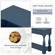 preview thumbnail 8 of 13, Console Table 64" Long Extra Thick Sofa Table with Drawers and Shelf