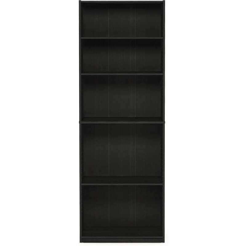 2-Shelf Small Bookcase Compact Storage Organizer with Clean Modern Design for Living Room or Office Space