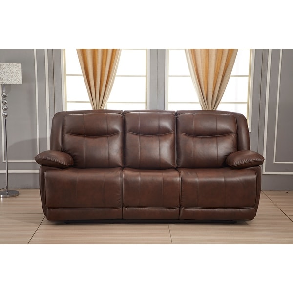 Betsy Furniture 2 Piece Bonded Leather Reclining Living Room Set, Sofa ...