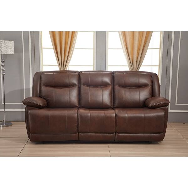 Betsy Furniture 2PC Bonded Leather Reclining Sofa Loveseat