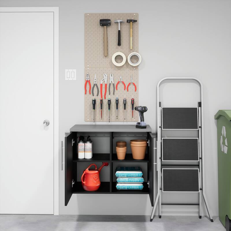 Prepac HangUps 2-Door Base Storage Cabinet - 30" W x 24" H x 16" D