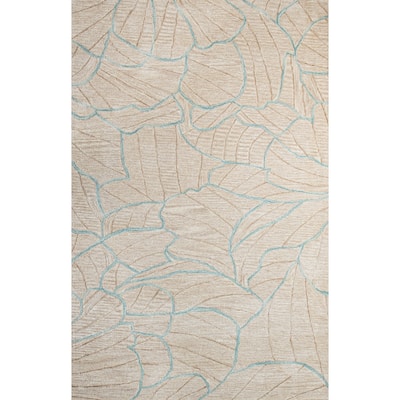 Bashian Jazmin Beige & Green Contemporary Area Rug
