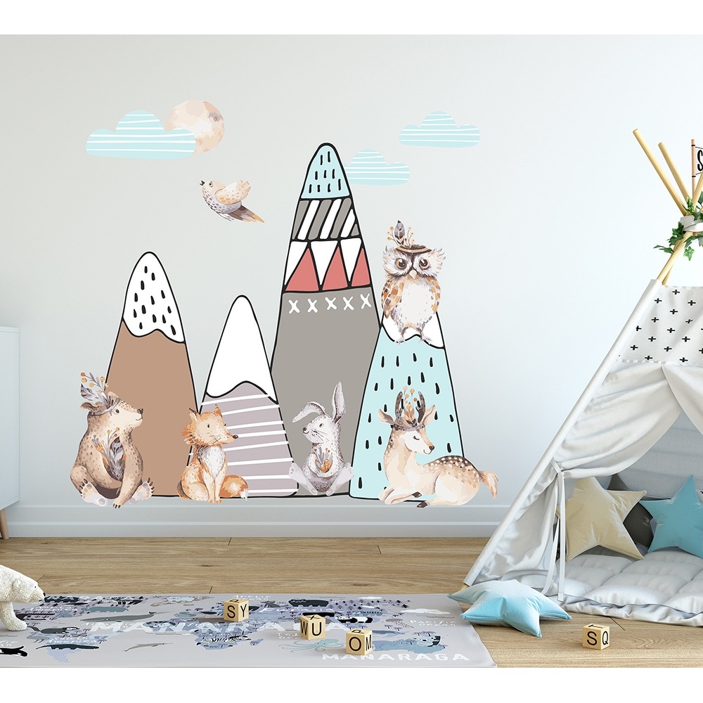 mountain decal nursery