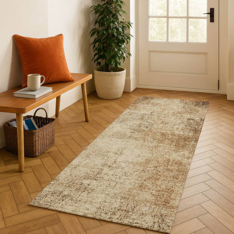 Premium Washable Super Soft Mayfield Rug - Beige - 2'3" x 7'6"