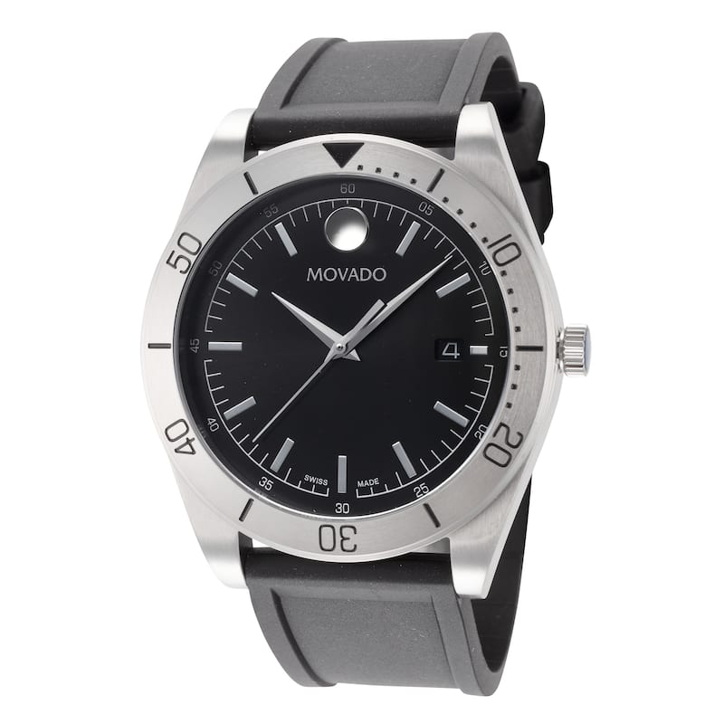 Movado Men's 41mm Sport Quartz Watch 0607989 - Black - N/A