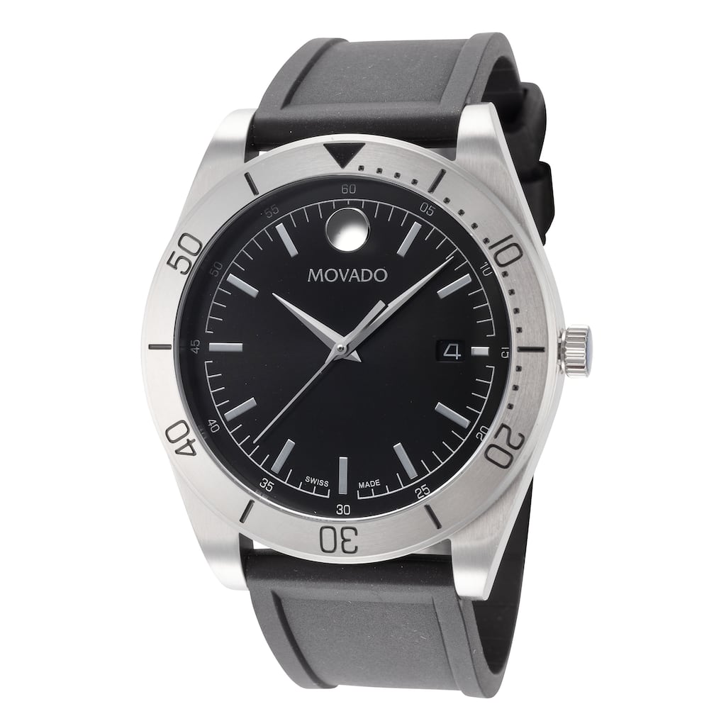 Movado Men's 41mm Sport Quartz Watch 0607989 - Black - N/A