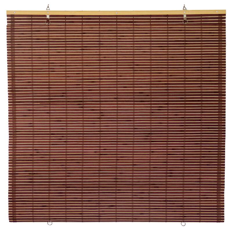 Bamboo Cordless Window Shade - Mahogany