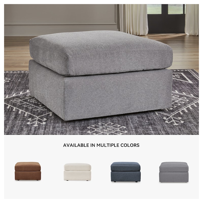 Signature Design by Ashley Modmax Dark Gray Oversized Accent Ottoman