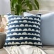 preview thumbnail 1 of 3, Artistic Weavers Ishaan Modern Bold Throw Pillow 13"H x 20"W - Cover Only - Blue/Cream