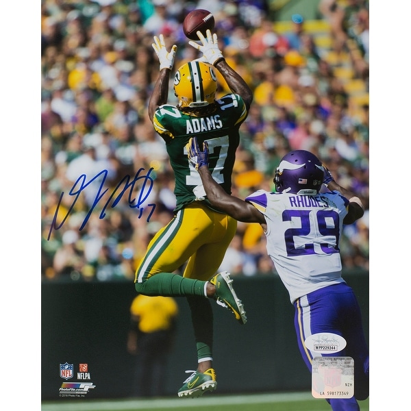 Shop Davante Adams Signed 8x10 Green Bay Packers Action Photo Jsa