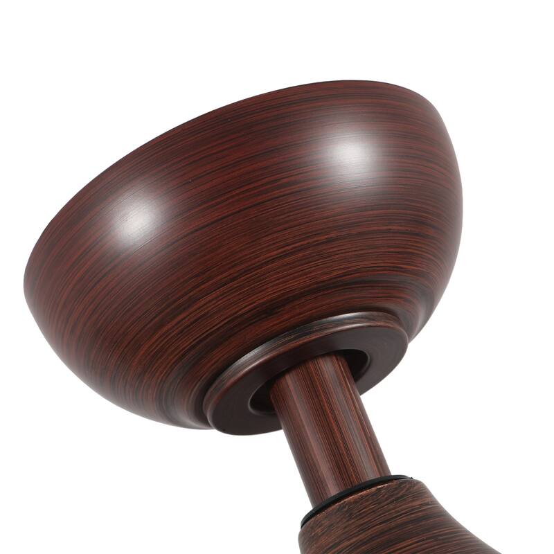 56'' Neutral Red Indoor Ceiling Fan with Light Remote