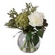 preview thumbnail 2 of 3, Uttermost Belmonte Floral Bouquet and Vase