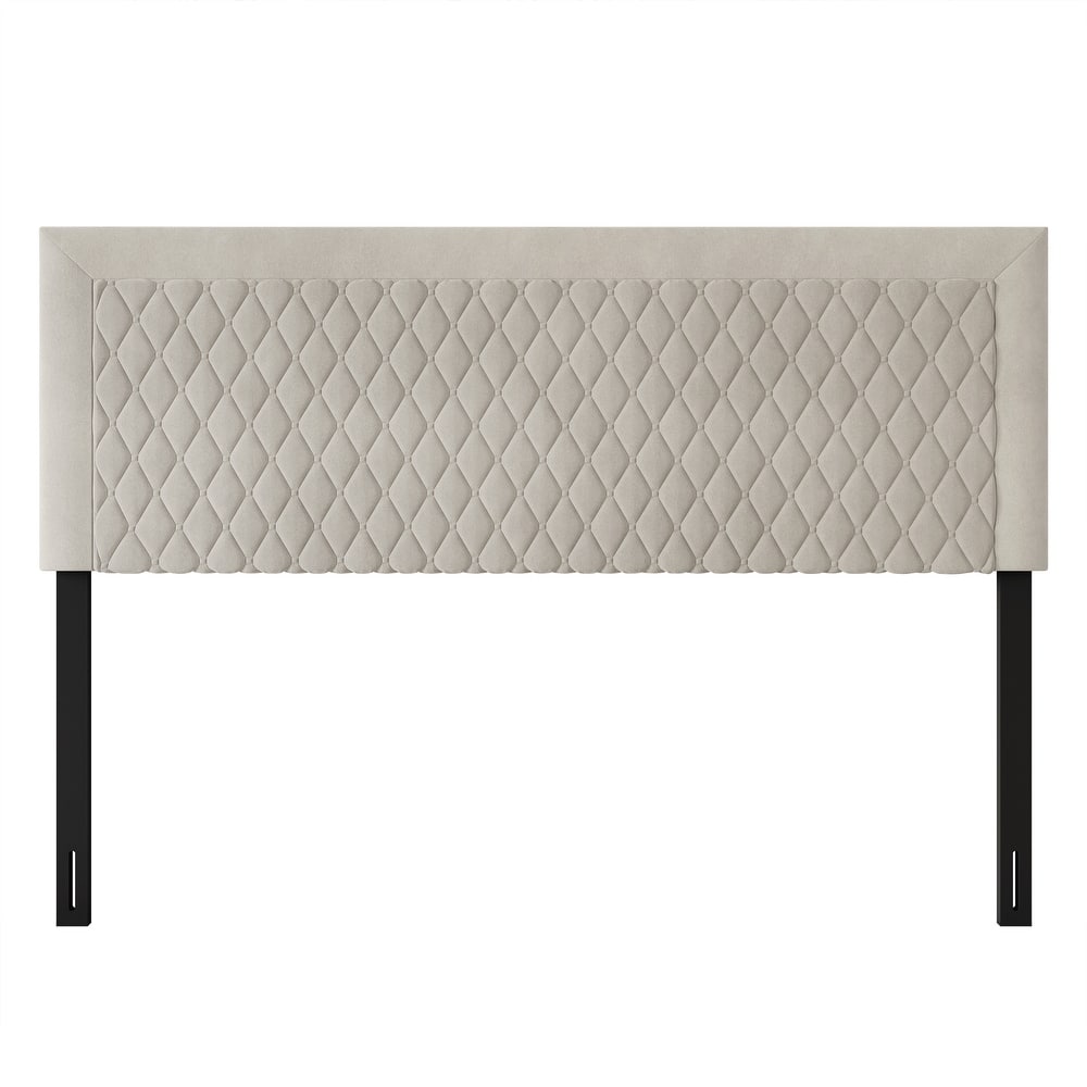 CraftPorch Transitional Velvet Upholstered Headboard
