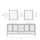 preview thumbnail 15 of 14, Modern LED 6-Light Wall Sconce Black and Antique Gold Bathroom Vanity Light - W 6.7" x H 16.1"