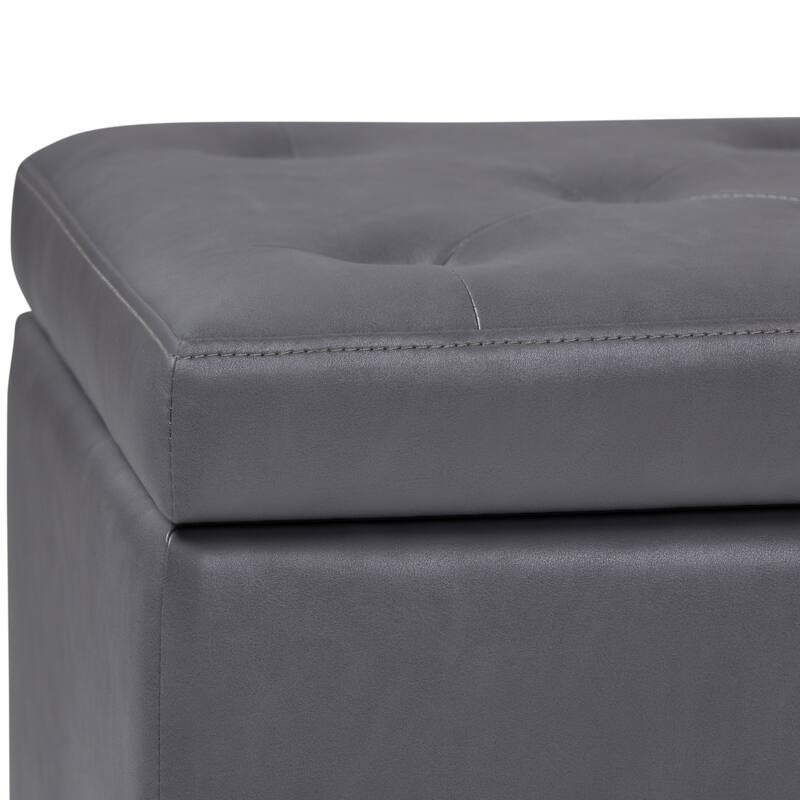 WYNDENHALL Springfield 48 inch Wide Rectangle Storage Ottoman