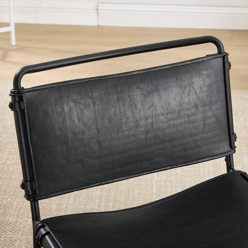 PU Retro Leisure Chairs (Set of 2)