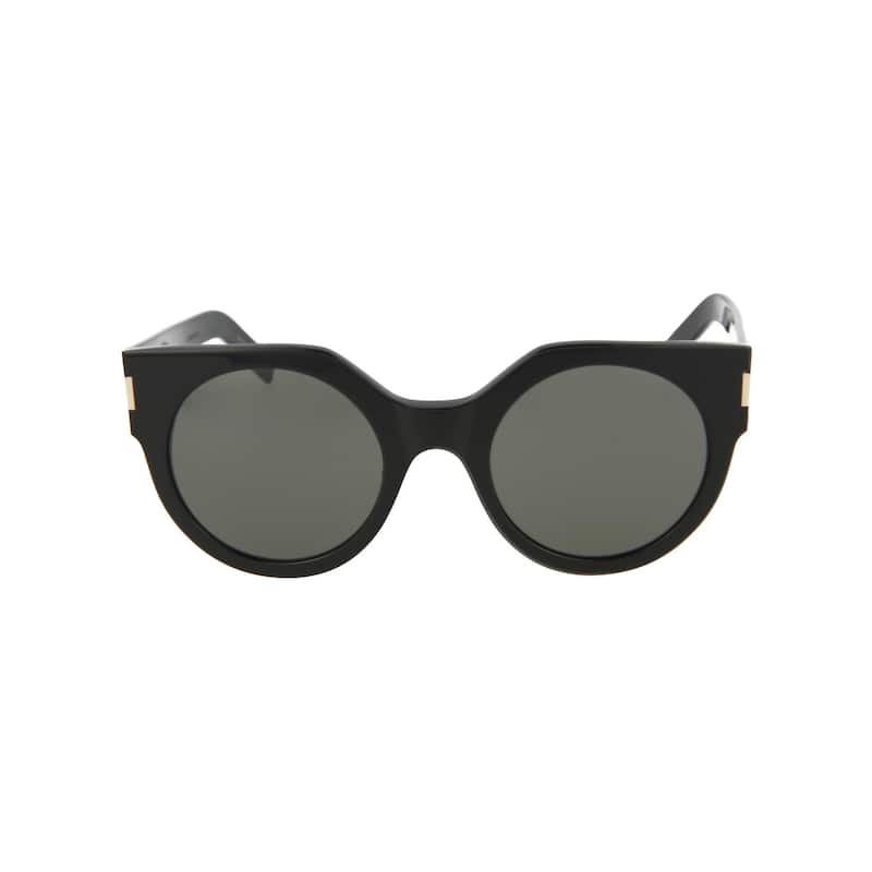 Saint Laurent Round-Frame Acetate Sunglasses