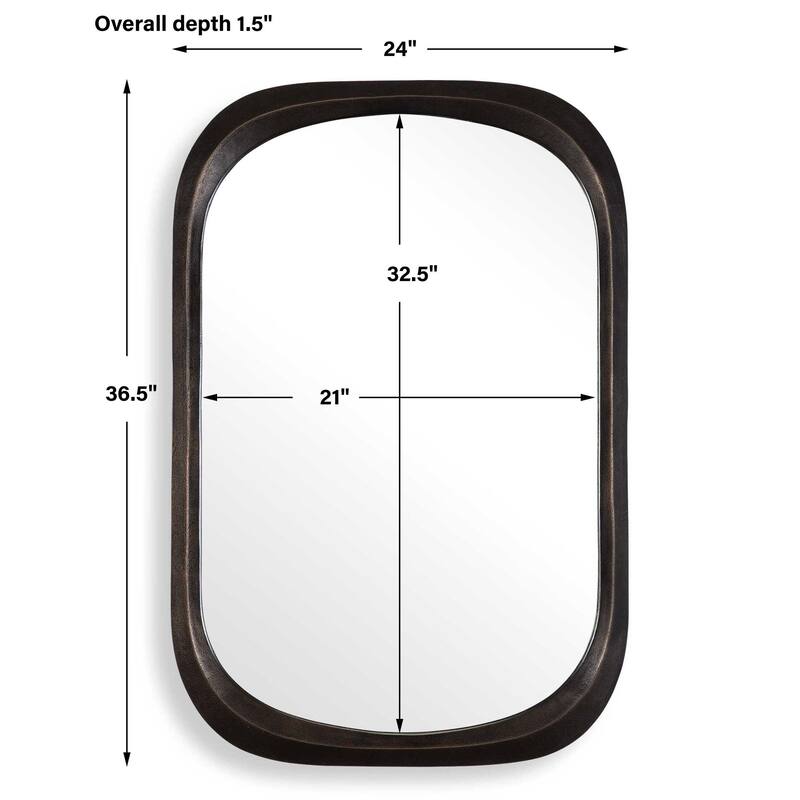 Uttermost Malone Bronze Mirror