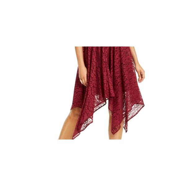 chinese dress ladies Thalia Sodi Lace-Trim Short Wrap Robe, Size Small/Medium – Vanessa Jane main image 0