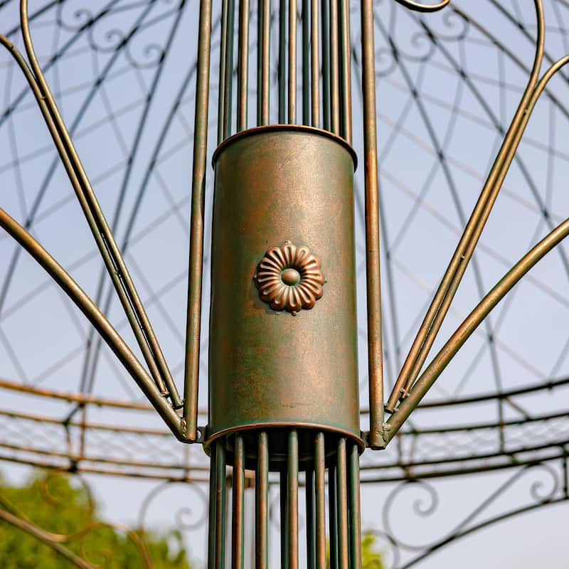 "Zina" Large Round Garden Gazebo