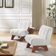 preview thumbnail 25 of 47, Art Leon Set of 2 Comfortable Armless Accent Chair Sectional
